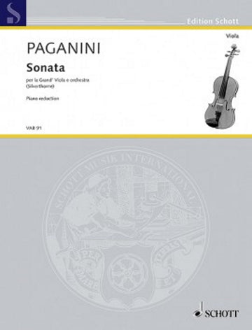 Paganini N. - Sonata Alto & Piano