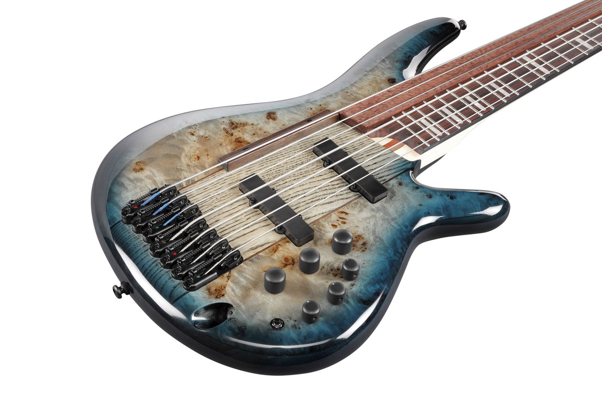 SRAS7-CBS Blu cosmico Starburst Bass Workshop