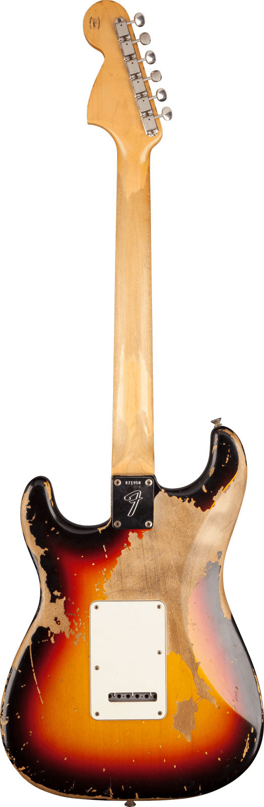Stratocaster Michael Landau '68 Relic Sunburst a 3 Colori Sbiancato Artista Signature 2025