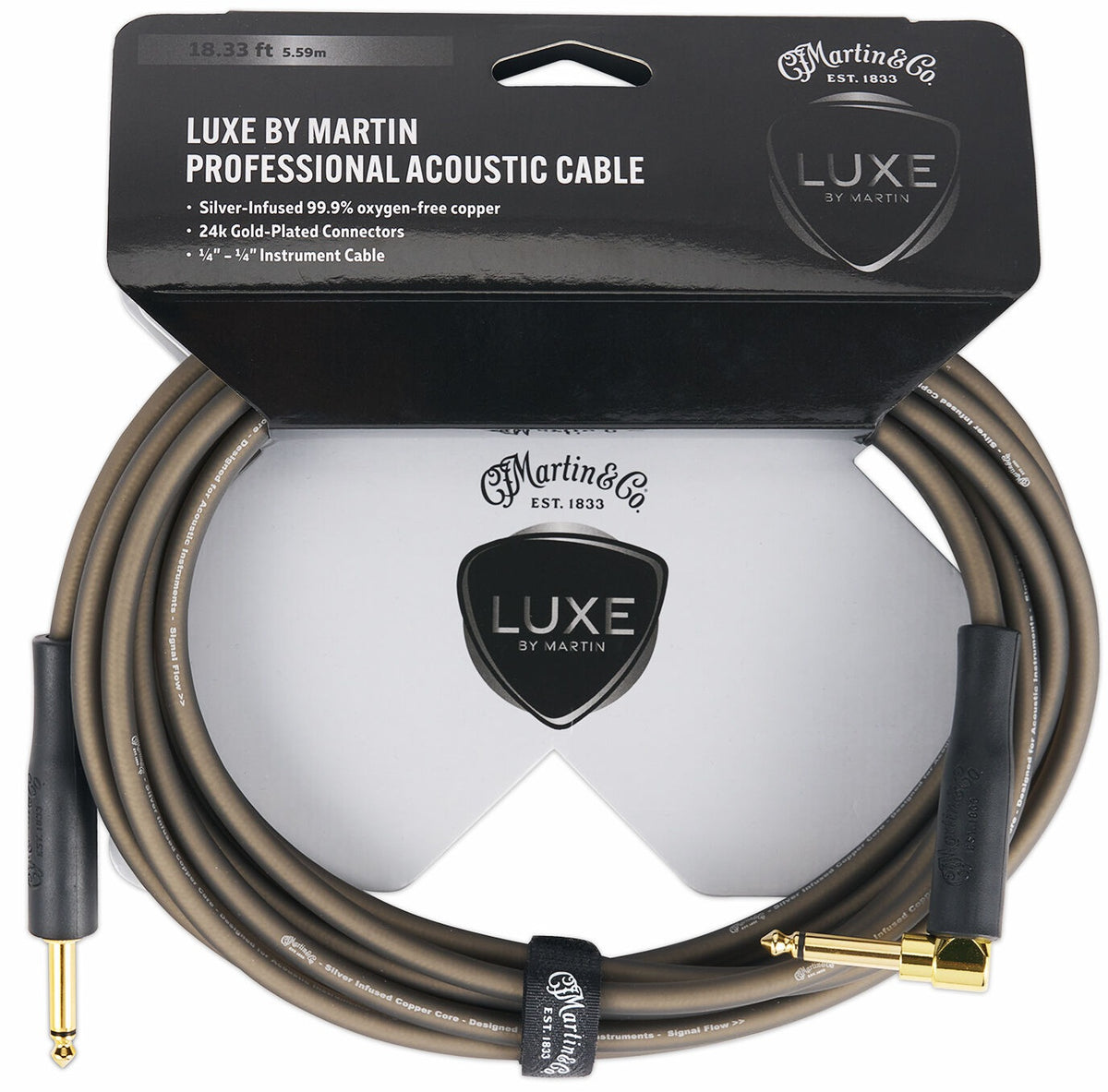 Cavo Jack Deluxe Angolato 5,5m