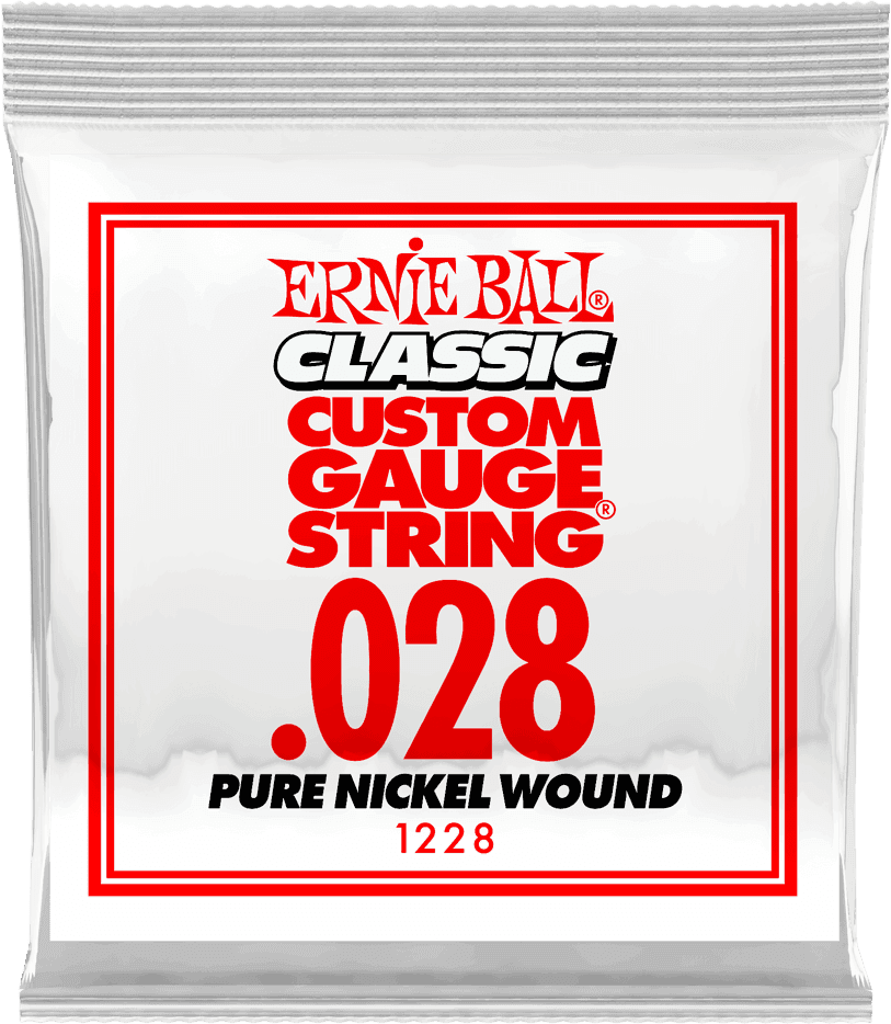 .028 CLASSIC PURE NICKEL WOUND ELECTRIC GUITAR STRINGS