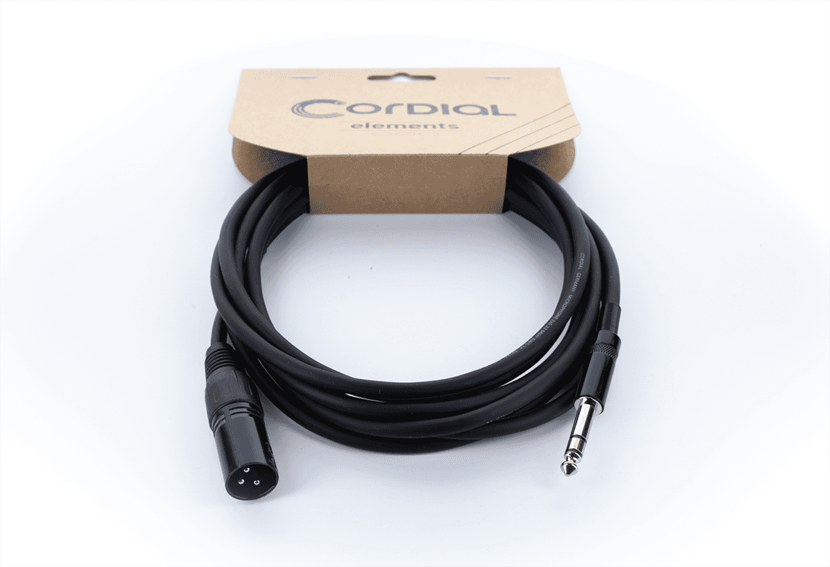 Cavo Audio XLR Maschio / Jack Stereo - 1,5 M