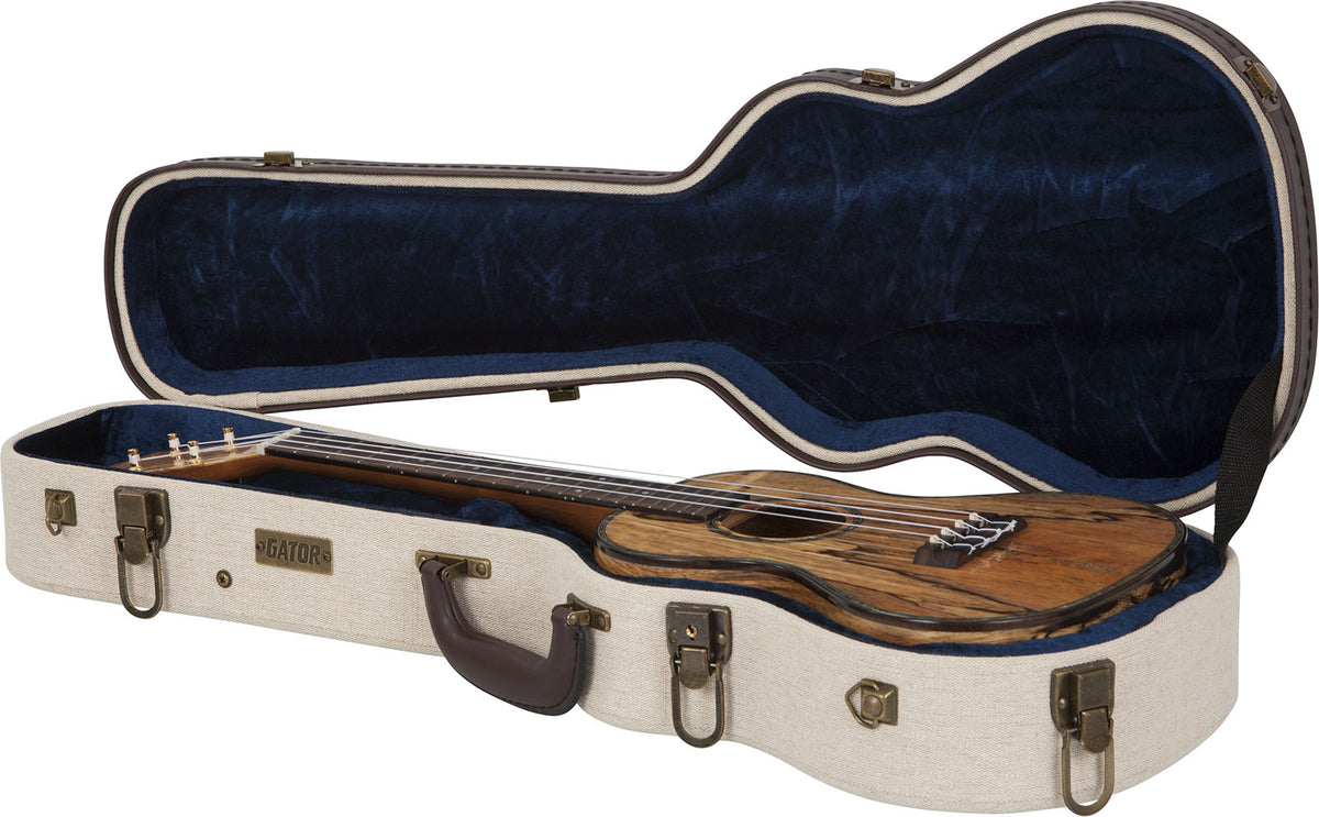 Custodia Ukulele Tenore Beige in Legno Deluxe - GW