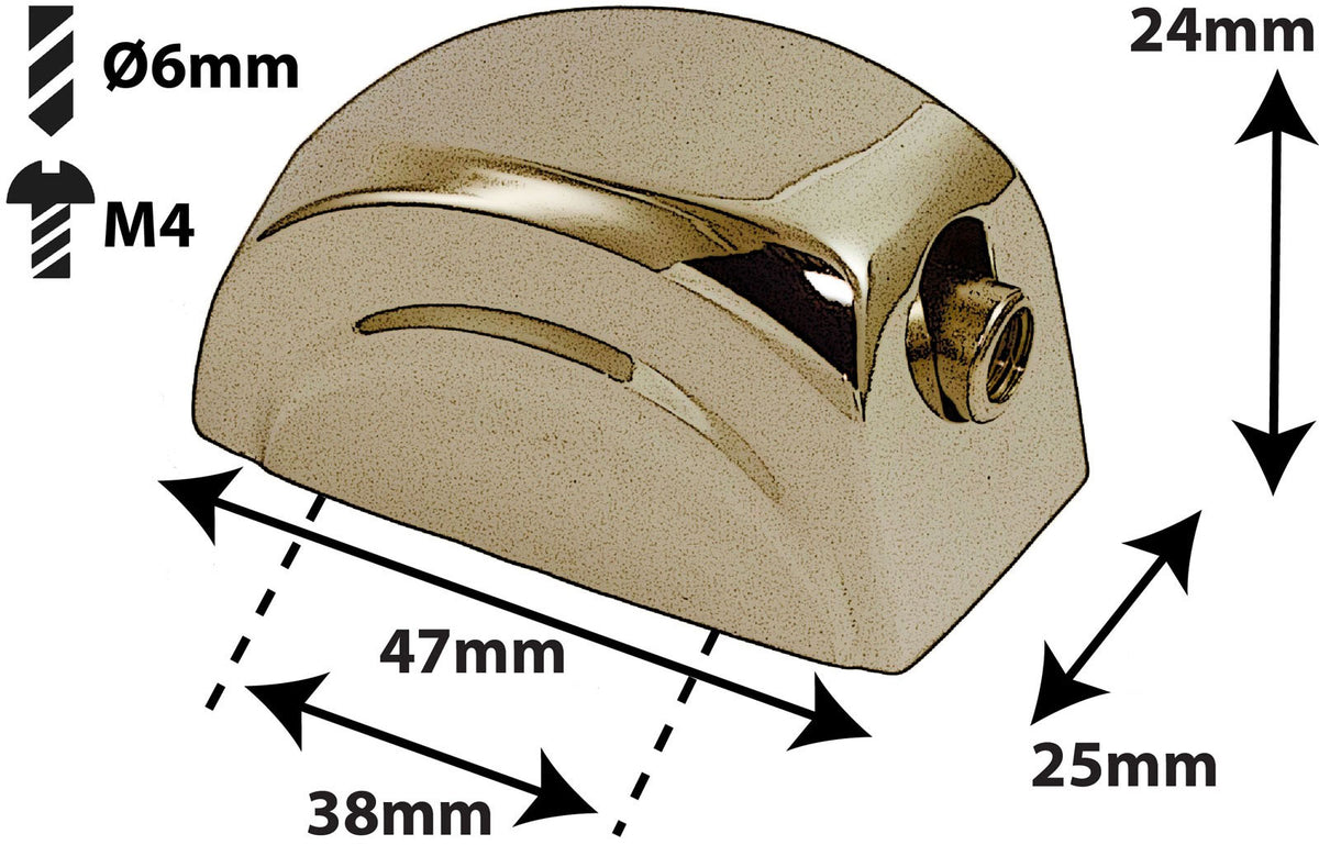 L19BDSDTT-BR - Lug Rullante / Tom / Grancassa - 38mm Dorato (x1)