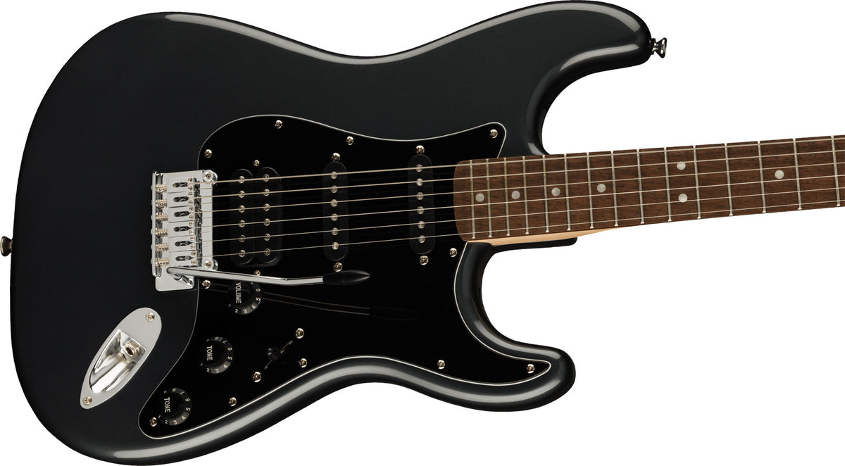 Stratocaster HSS Affinity Pack LRL Charcoal Frost Metallizzato