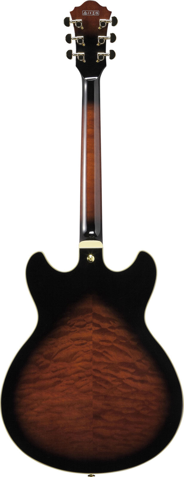 AS93QMSP-DBS Sunburst Marrone Scuro Artcore Expressionist
