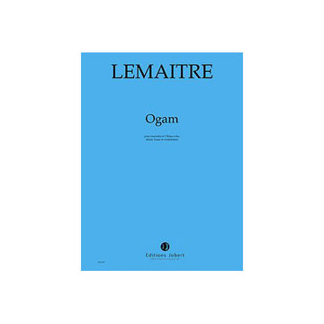 Lemaitre - Ogam - Marimba E 3 Flauti Dolci (Tenore Basso E Contrabbasso)