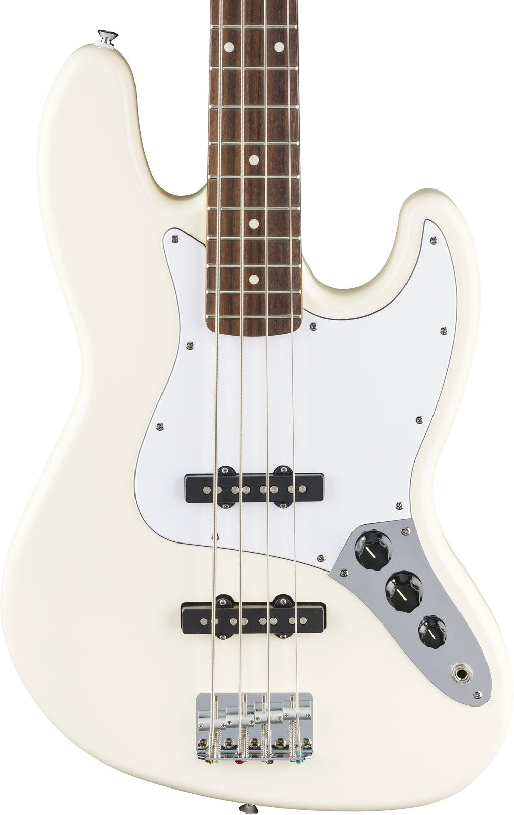 Standard Jazz Bass LRL battipenna bianca Olympic White
