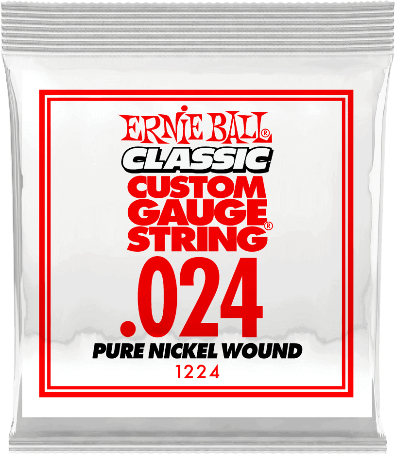 .024 CLASSIC PURE NICKEL WOUND ELECTRIC GUITAR STRINGS