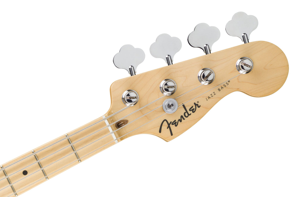 Standard Jazz Bass MN battipenna bianca Aqua Marine Metallic