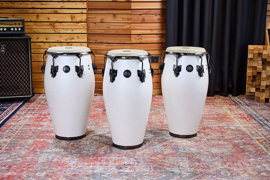 Artist Series Roberto Serrano Tumba 12 1/2" /REMO® Fiberskyn Heads - Pearl White