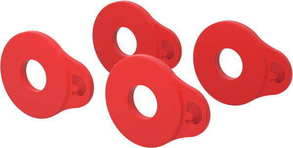 Flex Lock Strap Block Confezione da 4 Rosso