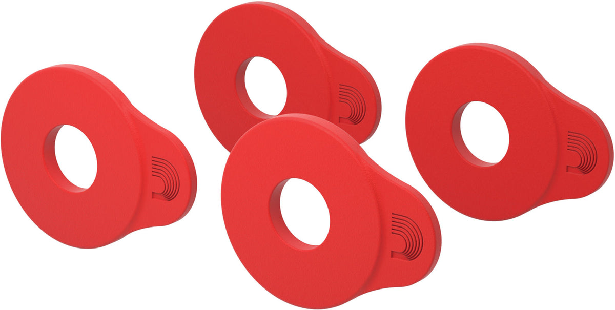 Flex Lock Strap Block Confezione da 4 Rosso