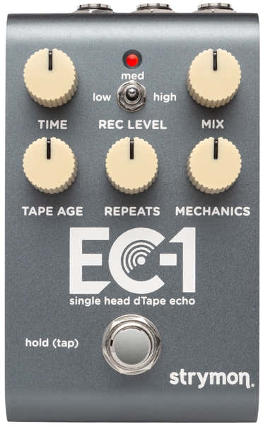 Strymon EC-1 Eco dTape a una testina