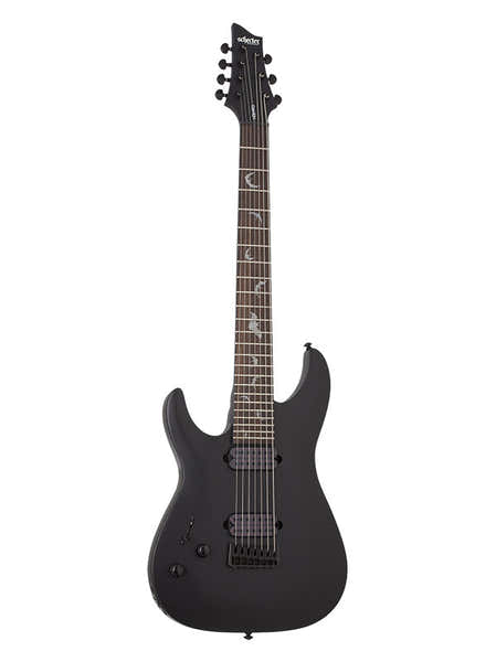 Damien 7 Lh Nero satinato