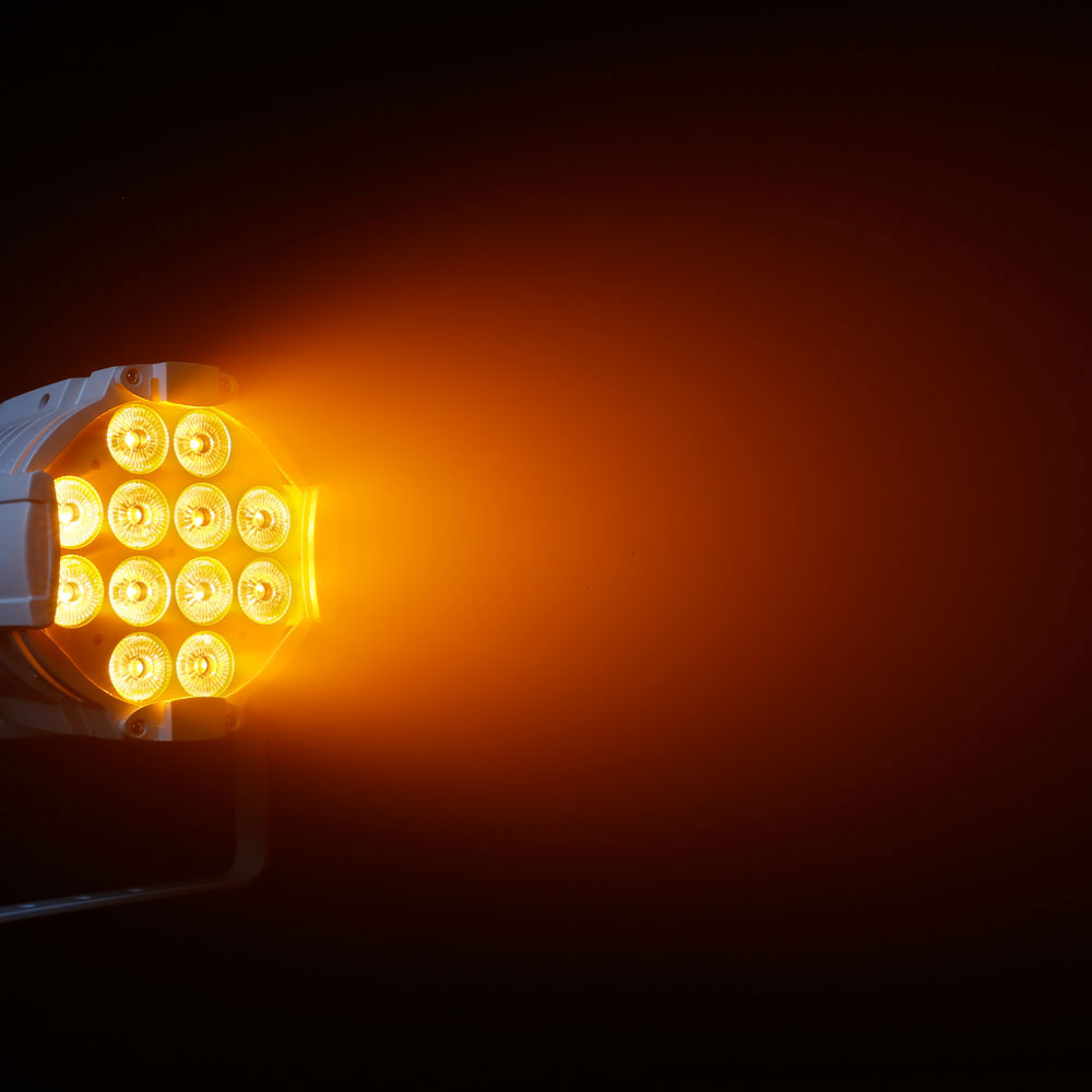Studio PAR 64 CAN RGBWA + UV 12 W WH - Proiettore PAR LED RGBWA + UV 12 W 12 W Involucro Bianco