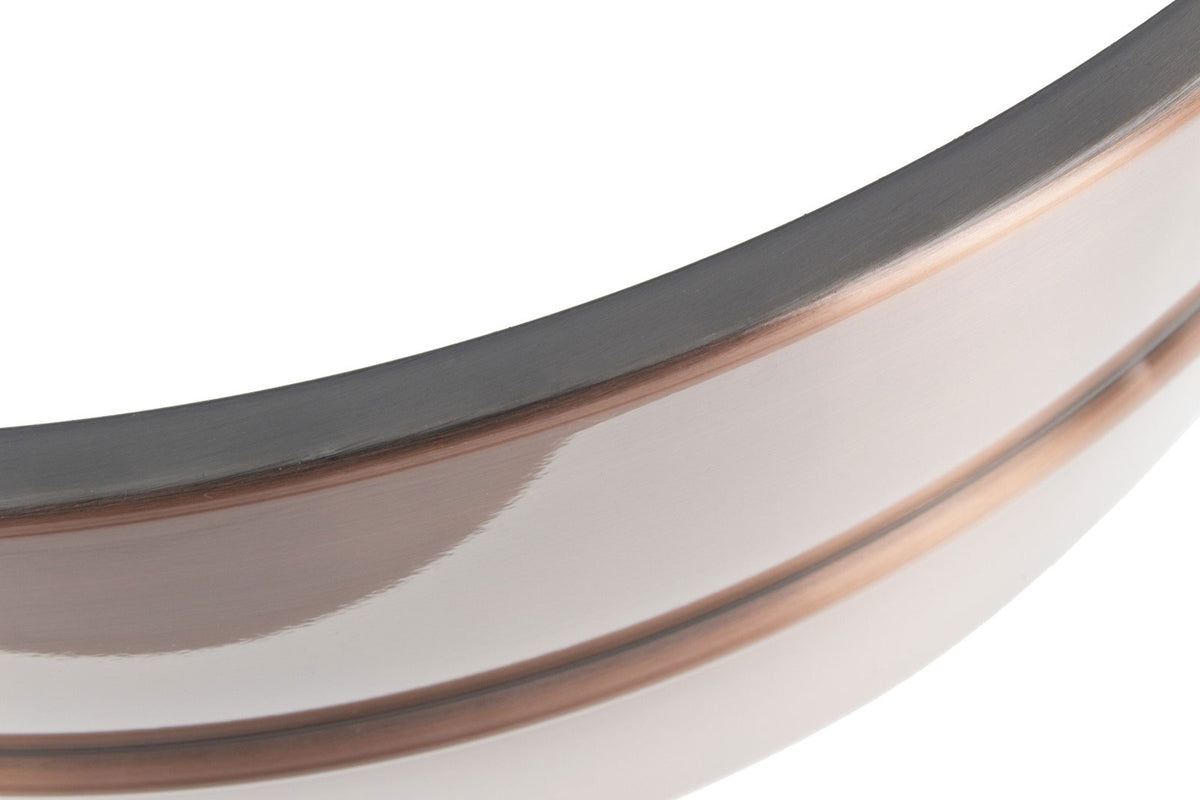 Sbbc1405 14" X 5" Fusto In Ottone Con Finitura In Rame Spazzolato Rullante