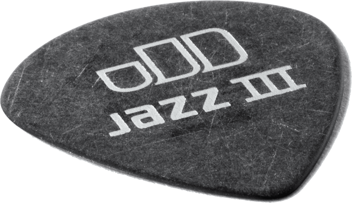 12 x 1,50mm Tortex Nero intenso Jazz III