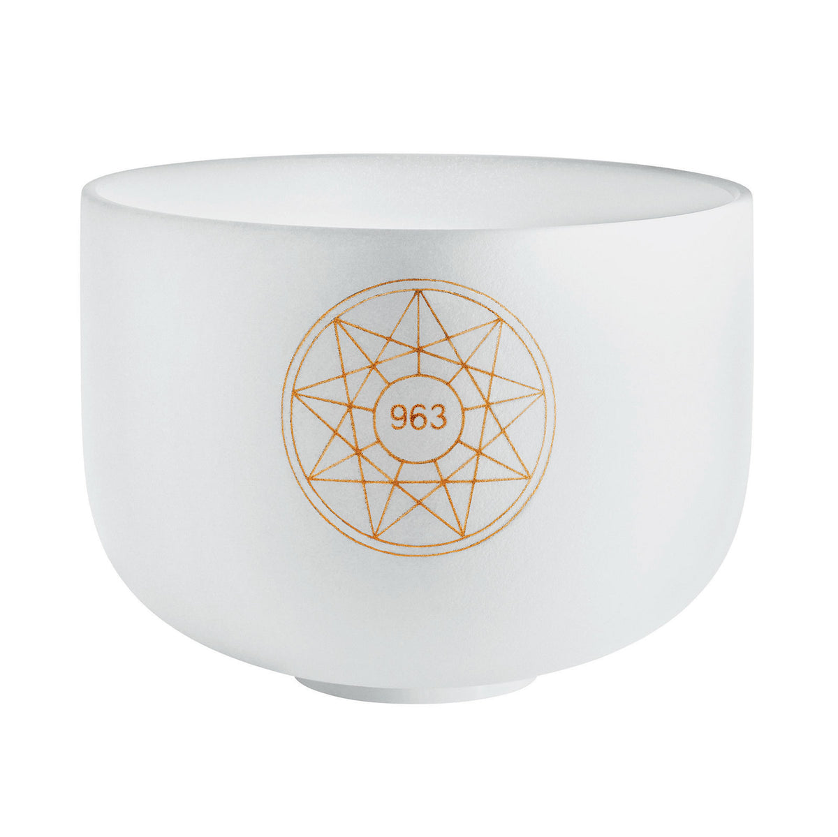 MEINL SONIC ENERGY SOLFEGGIO CRYSTAL SINGING BOWL 10" 963 HZ NOTE B4