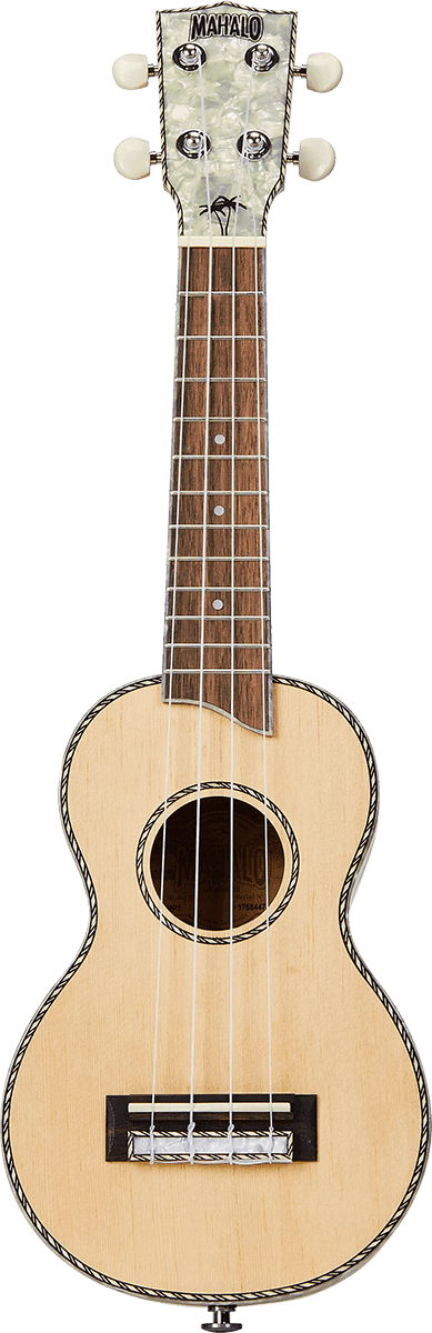 Soprano Naturale Testa Perlata + Custodia