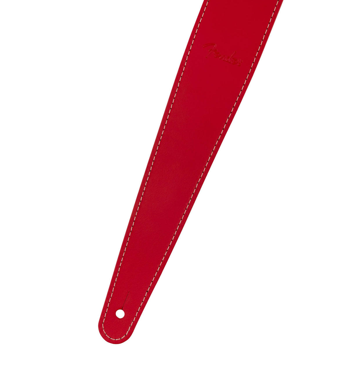 2" Tracolla in pelle Essentials Rossa