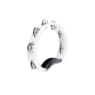 HTWH - Tamburello ABS Mezzaluna 1 Fila di Piattini Bianco