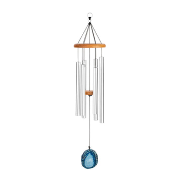MEINL SONIC ENERGY BLUE AGATE MEDITATION CHIME 29" HEIGHT SILVER
