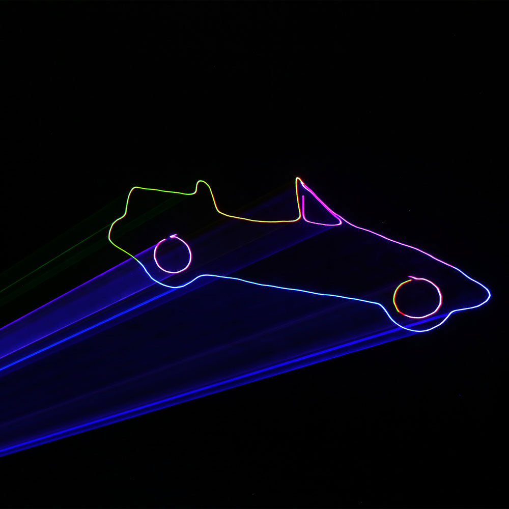 LUKE 700 RGB - SPETTACOLO LASER PROFESSIONALE 700 MW RGB