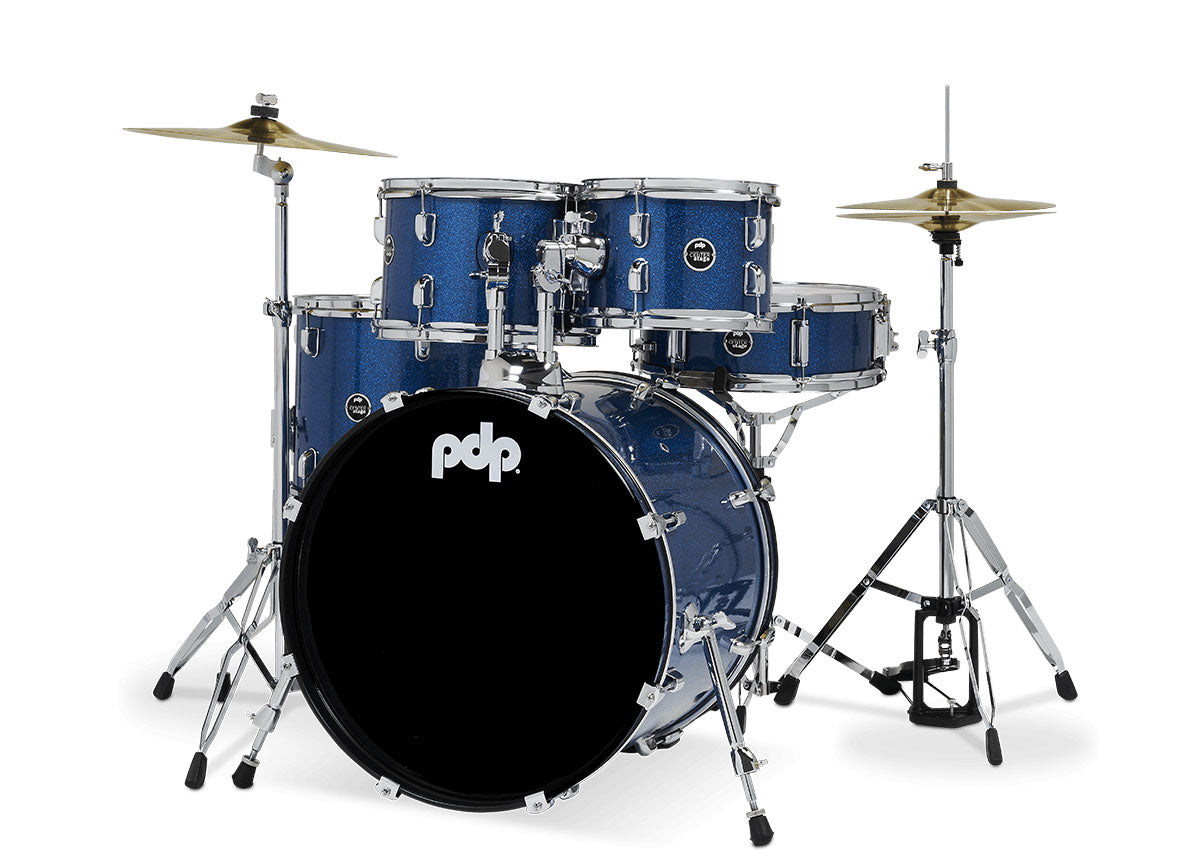 SET COMPLETO BATTERIA CENTERSTAGE BLUE SPARKLE PDCE2015KTRB