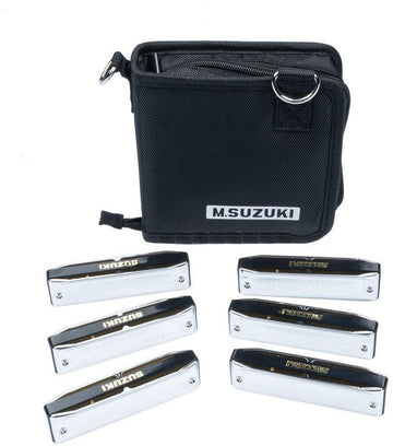 SET HARMONICA 6 BLUEMASTER C G A D F BB
