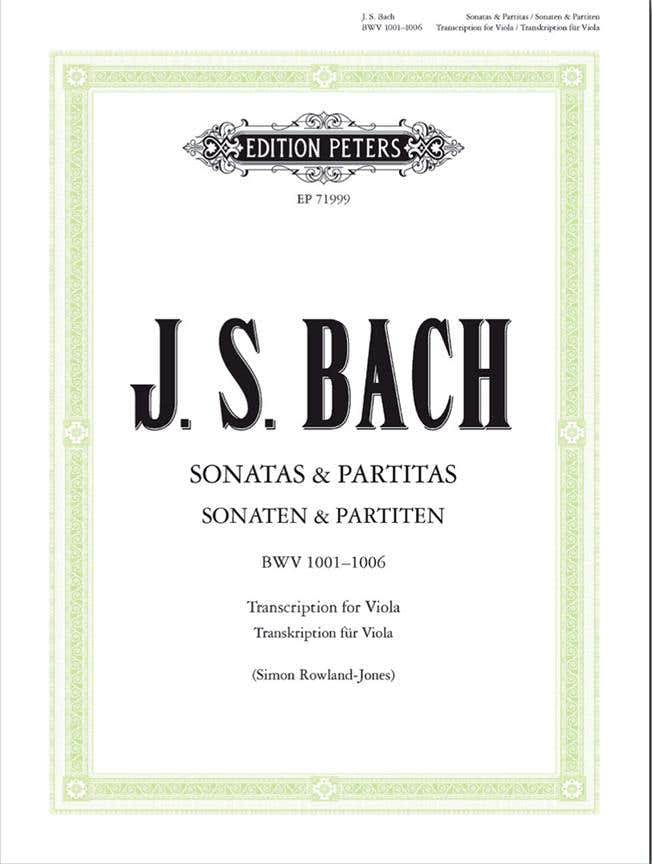 Bach J.S. - Sonate e Partite BWV 1001-1006 - Viola