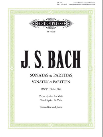 Bach J.S. - Sonate e Partite BWV 1001-1006 - Viola