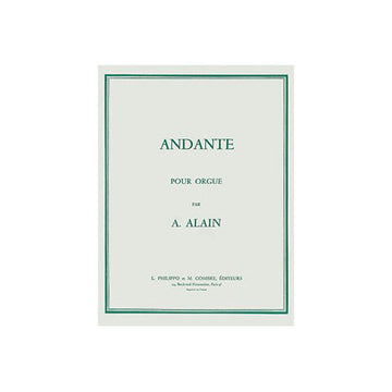 ALAIN ALBERT - ANDANTE - ORGUE