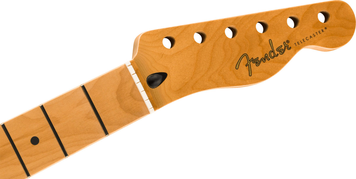 Satin Manico Fat Tele in Acero tostato, 22 Medium Jumbo , 9.5, Acero, Forma U