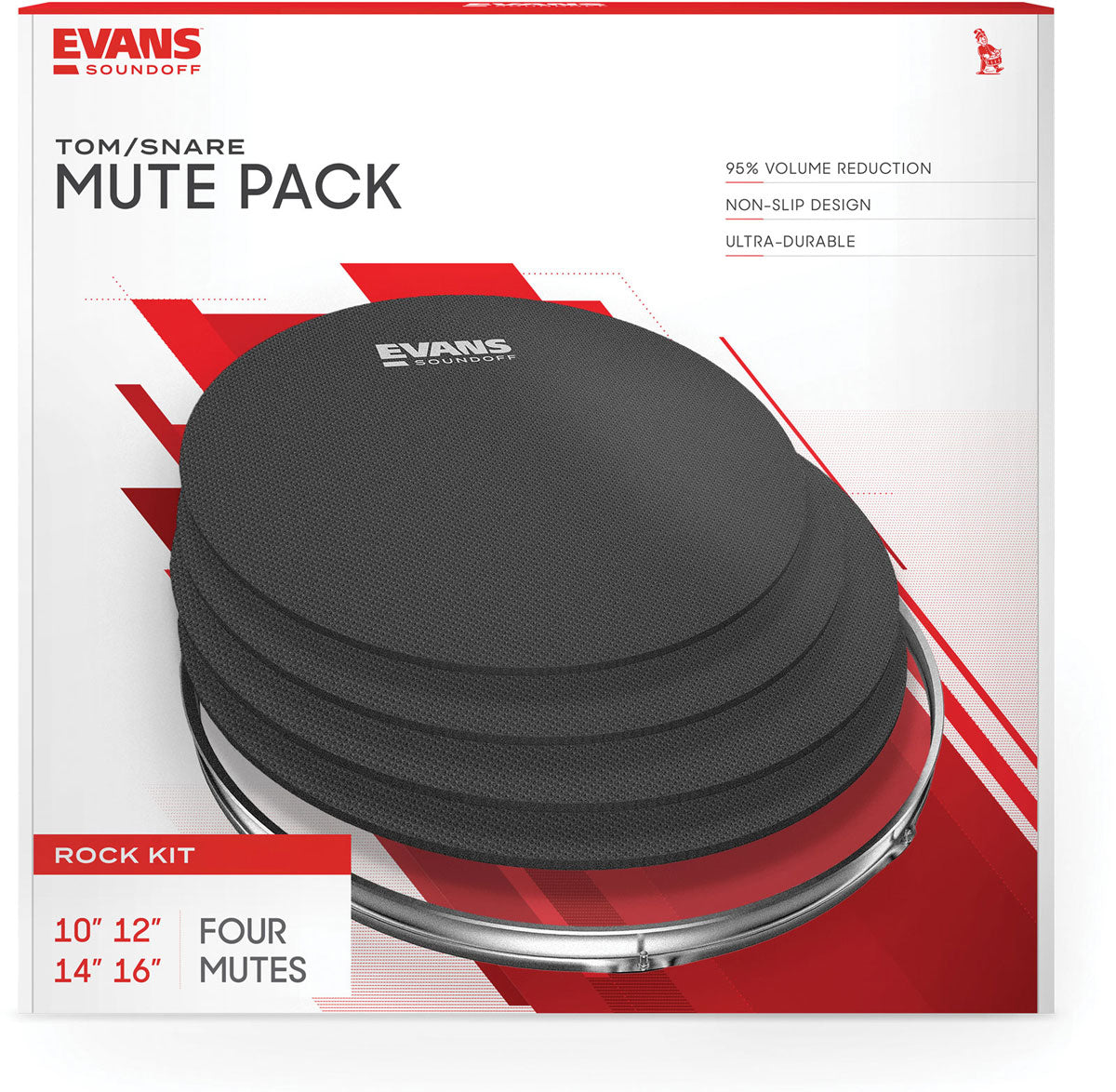 SO-0246 - SoundOff Drum Mute Pack Rock (10,12,14,16)