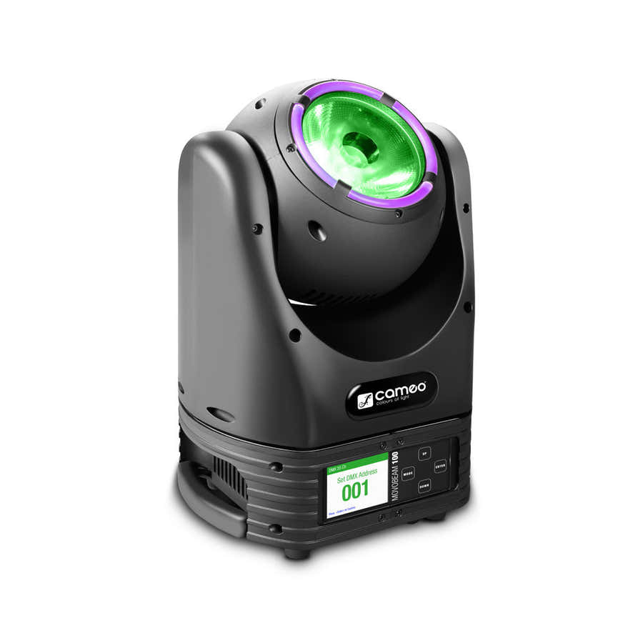 MOVO BEAM 100 - FARETTO A ROTAZIONE ILLIMITATO CON CORONA A LED