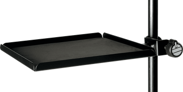 MS329 TRAY WITH CLAMP FOR MICROPHONE STAND & LECTERN BLACK