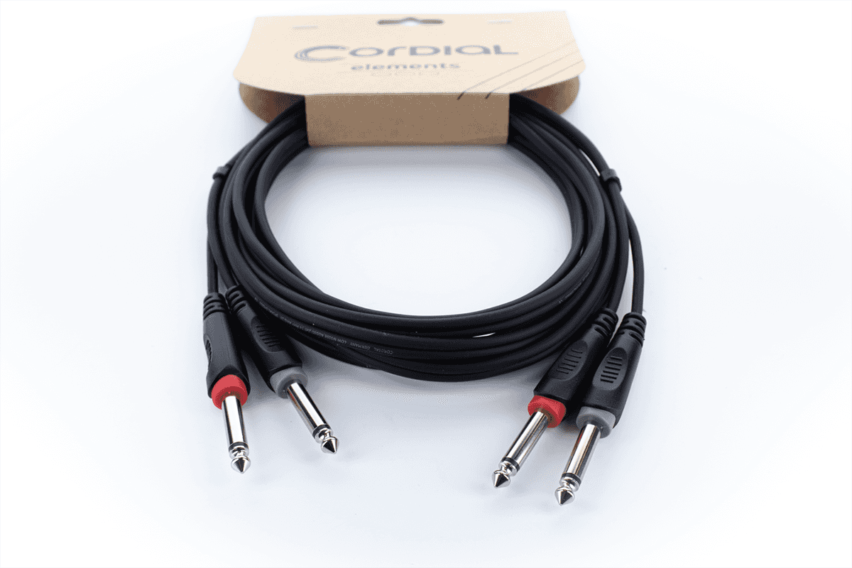 Cavo Audio Doppio Jack Mono 6 M