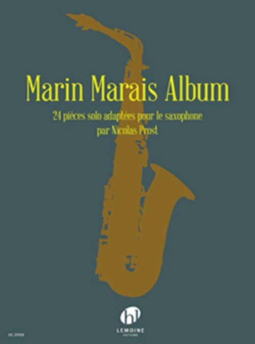 Prost Nicolas - Album Marin Marais - Sassofono