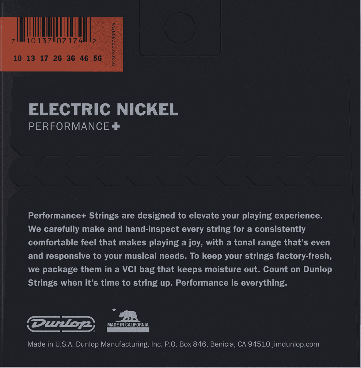 NICKEL PLATED STEEL ELECTRIC STRINGS ELECTRIC SET LIGHT 7 STRINGS 10-56