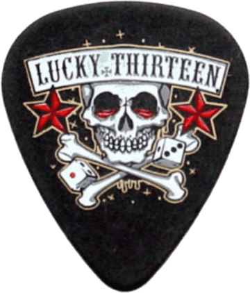 36 x 0,60mm Lucky 13 Serie II Nero #11 Skull Dice