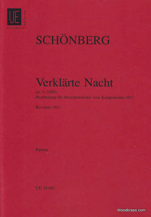 Schänberg A. - Verklärte Nacht Op. 4 Per orchestra d'archi - Partitura