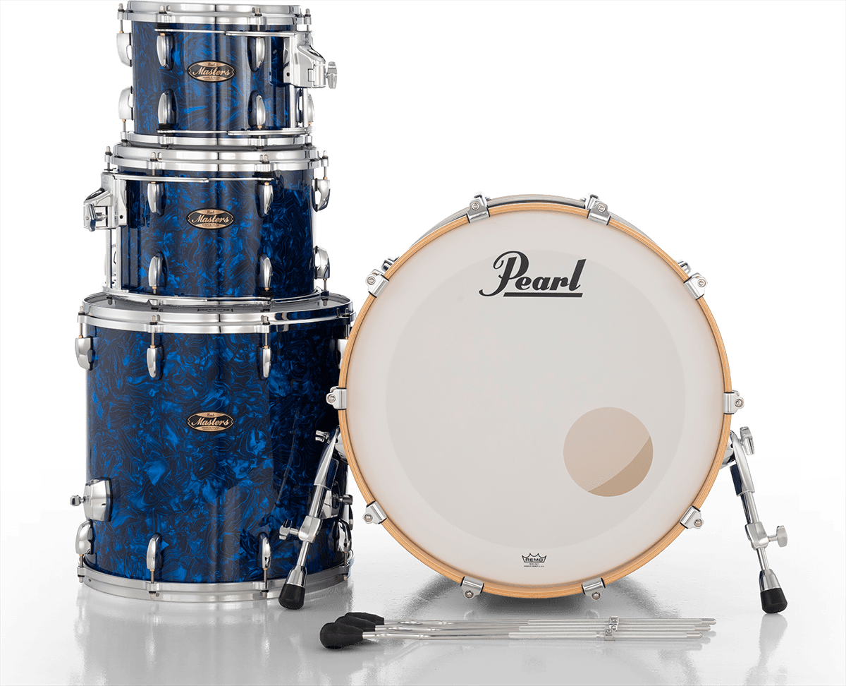 Masters Maple Gum Stage 22 GYROLOCK-l Abalone Blu