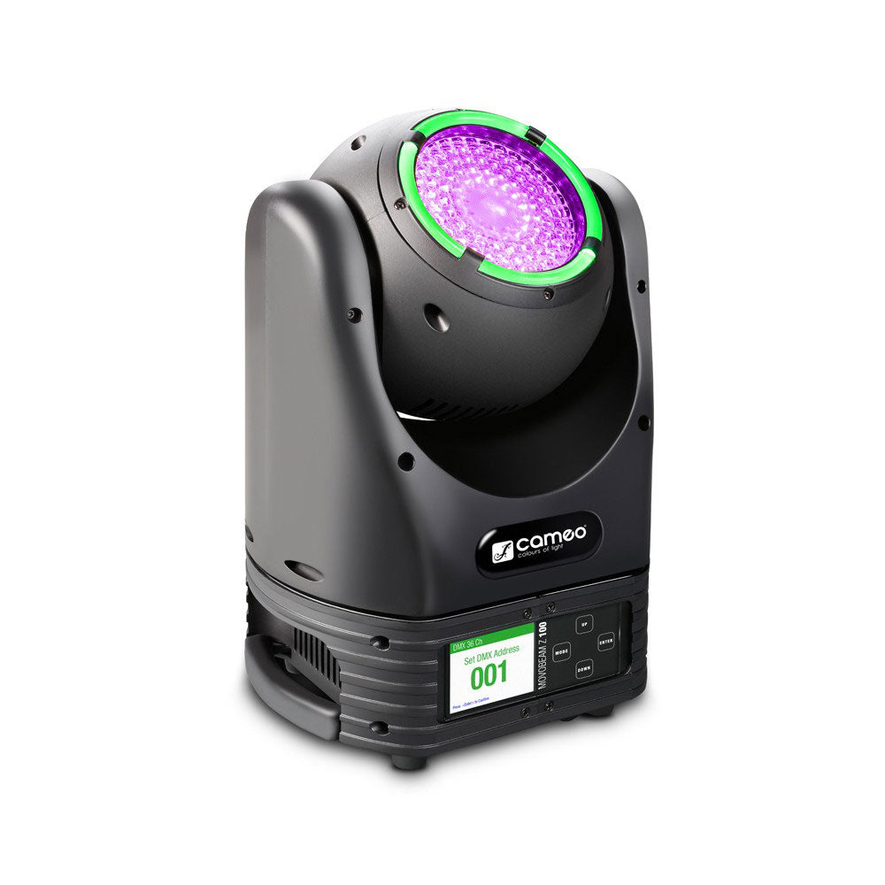 MOVO BEAM Z 100 - FARETTO A FESSURA CON CORONA LED ROTAZIONE E ZOOM ILLIMITATI