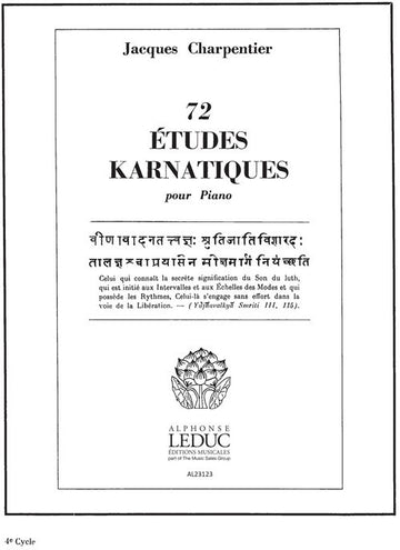 73 Études Karnatiques Cycle 4