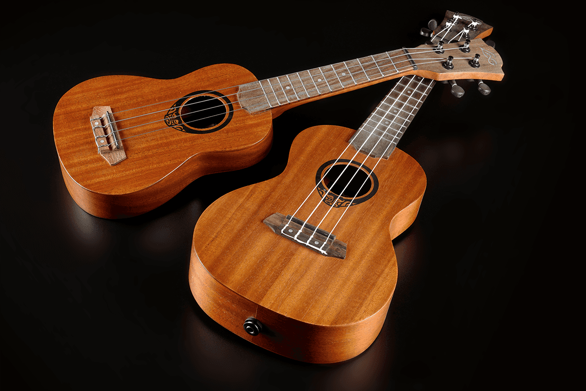 Tiki Baby TKU110S Ukulele soprano sottile con fondo arcuato