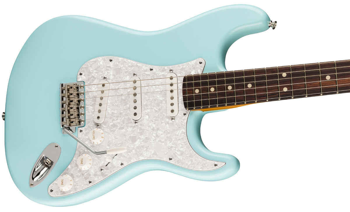 Stratocaster firmata da Corry Wong RW LTD Blu Daphne