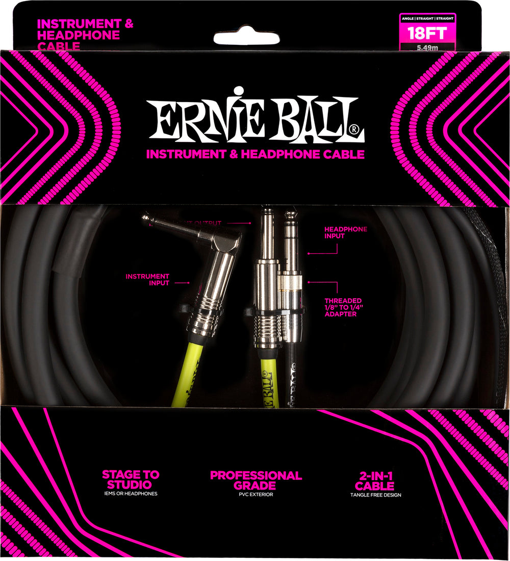 Ernie Ball Cavo Per Strumento e Cuffie