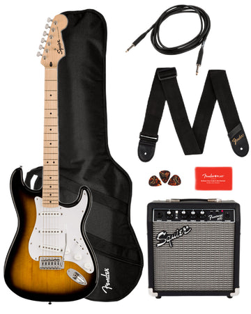 Stratocaster Sonic Pack Mn Sunburst a 2 colori