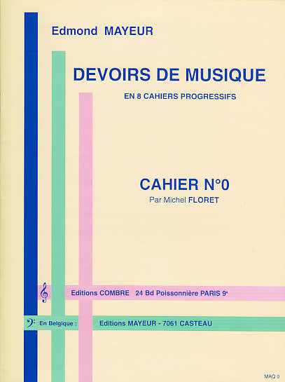 Mayeur Edmond - Quaderno dei compiti di musica 0